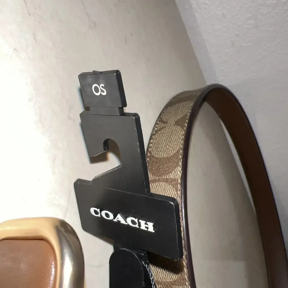 Coach Belt Women’s Morgan Reversible with Signature Buckle Brown 42” NEW